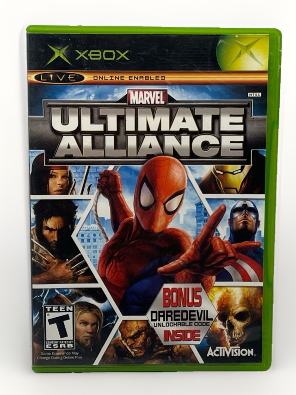 Marvel Ultimate Alliance (Microsoft Xbox, 2006)Tested - Working - CIB Spider-Man